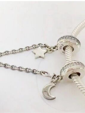 Pandora Star and Moon Safely Chain